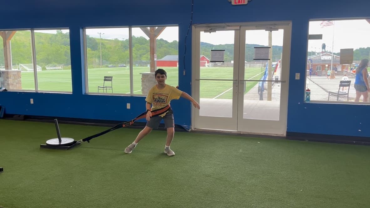 Sled Drag Exercise